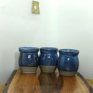 Mate tök - Kézműves kerámia, GORDO, Kék